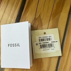 Fossil Leather Jessie Bucket Shoulder Bag Large